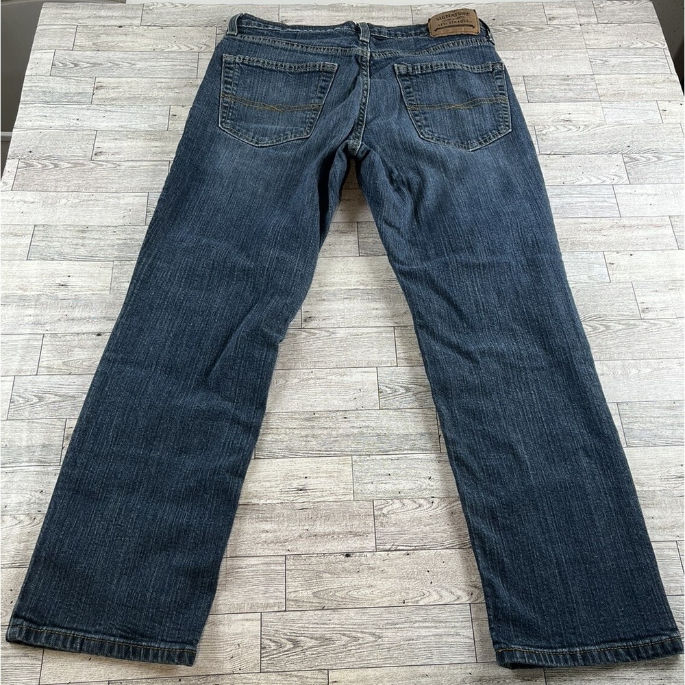 Signature By Levi Strauss Women W31 L30 Athletic Denim Blue Jeans